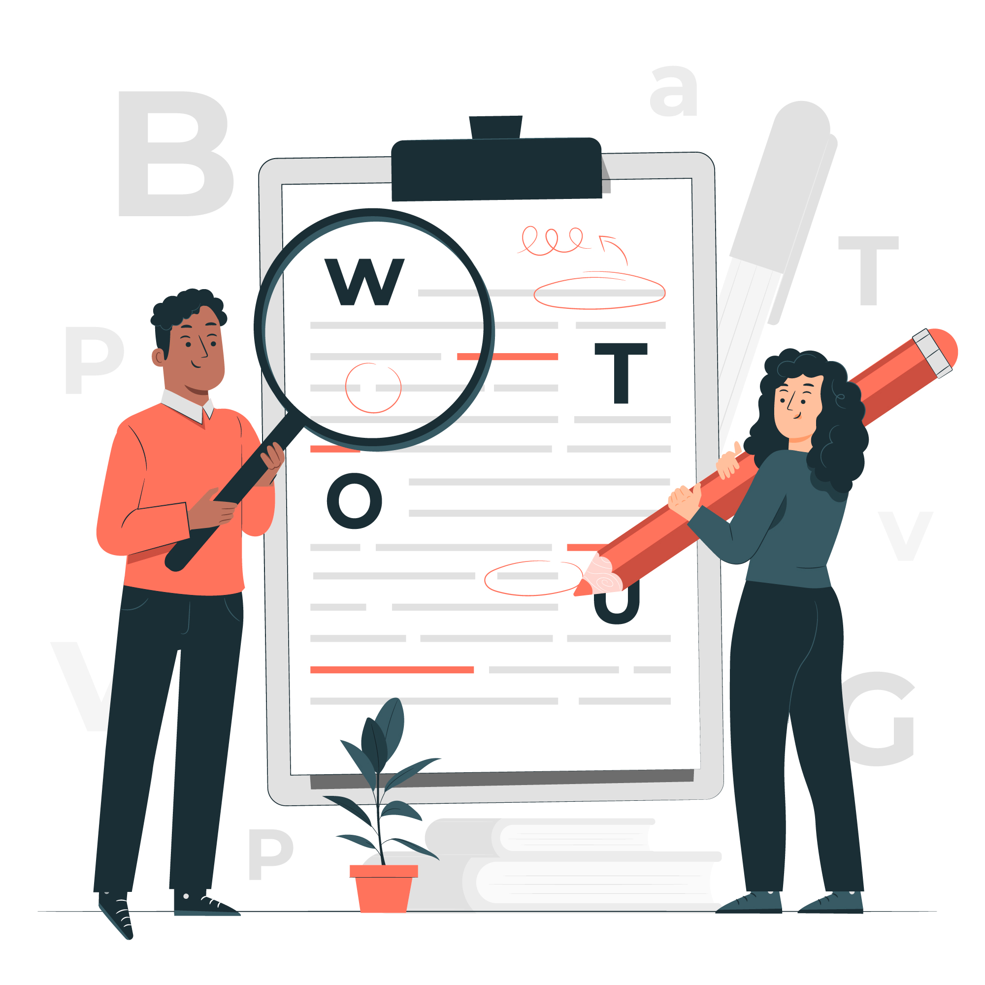 Research papers illustration
